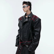 Short PU Leather Jacket