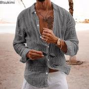 Men's Cotton Linen Shirt