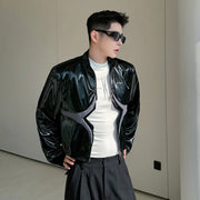 Korean Style Men's PU Leather Jacket