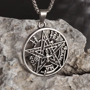 Stainless Steel Witchcraft Pendant