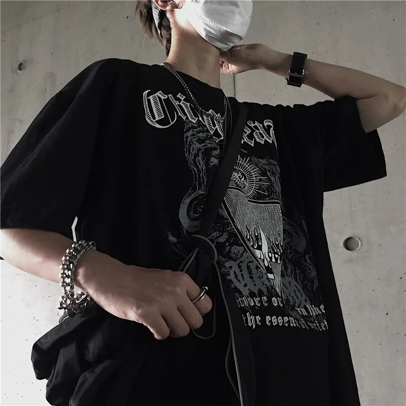 Men's Dark cross T-shirts