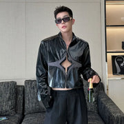 Korean Style Men's PU Leather Jacket