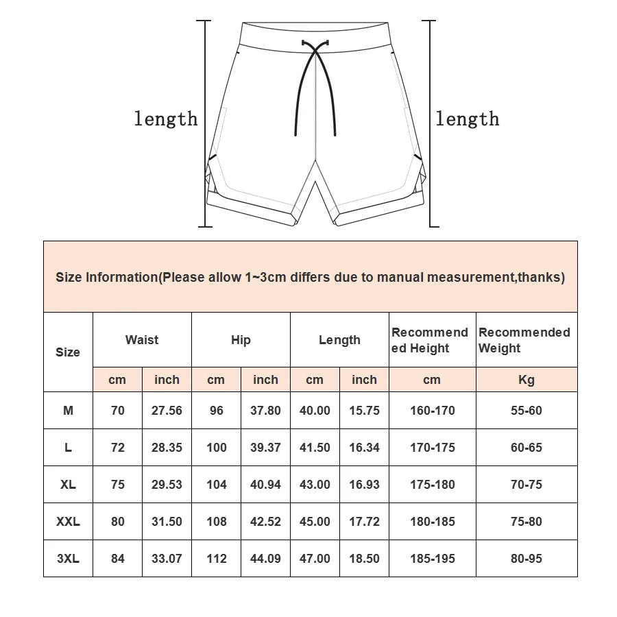 Men's Gym Sports Shorts