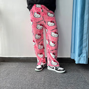 Women's Hello Kitty Flannel PJ's