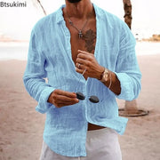 Men's Cotton Linen Shirt